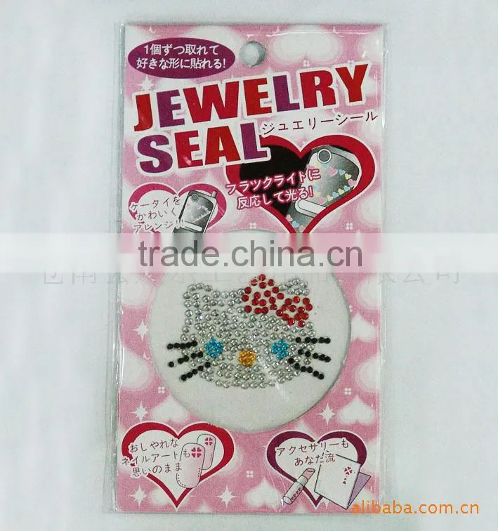 mobile phone bling crystal diamond sticker rhinestone acrylic sticker multi-style/acrylic sticker