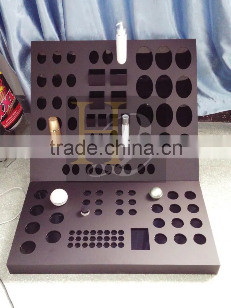 fashion large acrylic cosmetic display stand holder