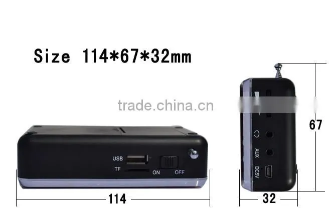 Hi-FI ultra-thin portable card speaker,repeat play,Digital audio player Robot-229
