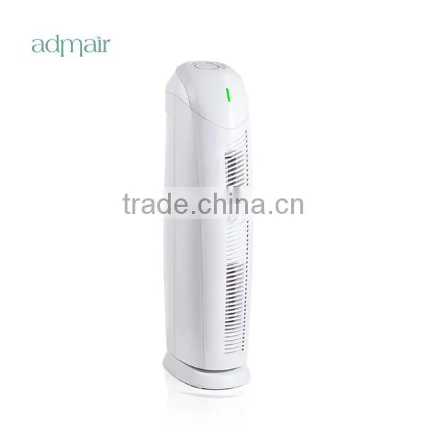 High CADR air purifier with True HEPA, Negative ionizer and UV Sanitizer, 28 inch tower
