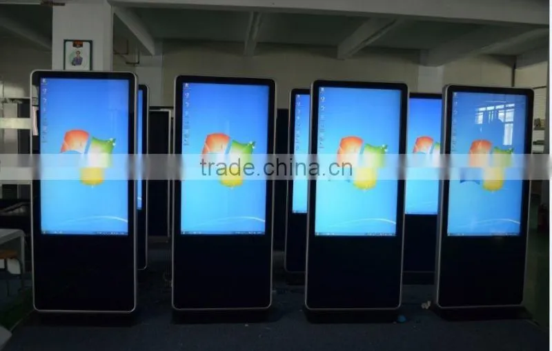 Digital Signage Kiosk / 55'' 1080P Full HD Indoor Digital Signage Display / Android Advertising Led Display