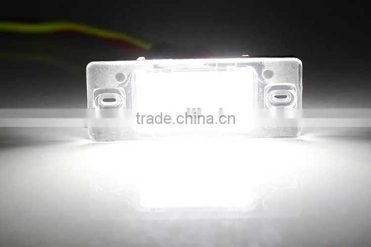 One year guaranteed 12V ABS material led license light led license plate lamp canbus for P orsche