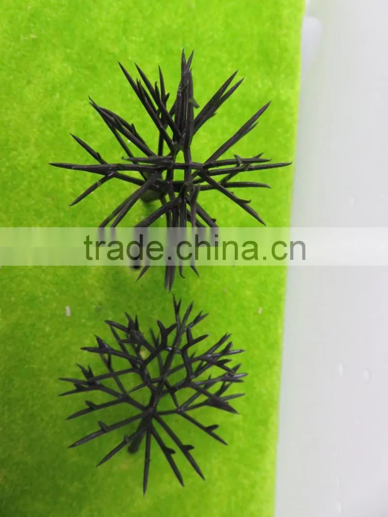 Decorative plastic scale model trees in other construction