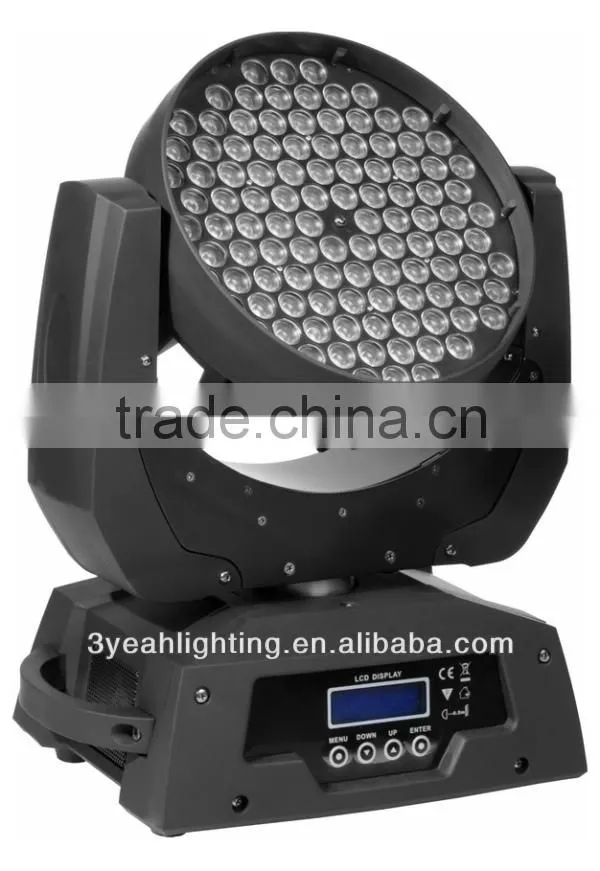 ce rohs approval 108pcs*3w rgbw led moving head wash pro light moving heads