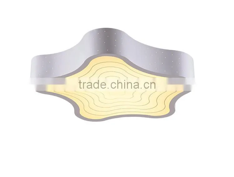2015 New Arrival 230C Led Ceiling Lamp White/Black Star Shaped Ceiling Lamp