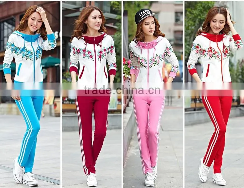 Women's embroidered sportswear/Lover's sportswear