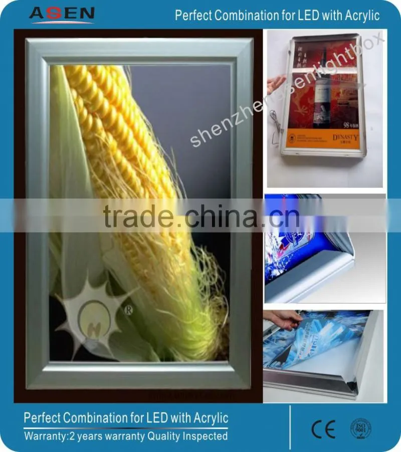 aluminum snap frame diy led light box