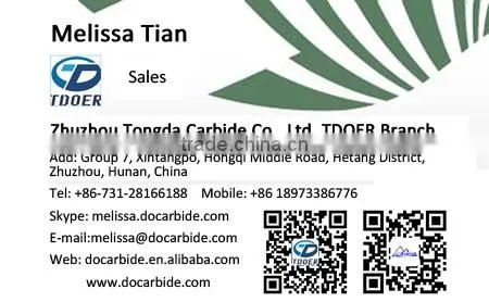 carbide button for rock drill bit