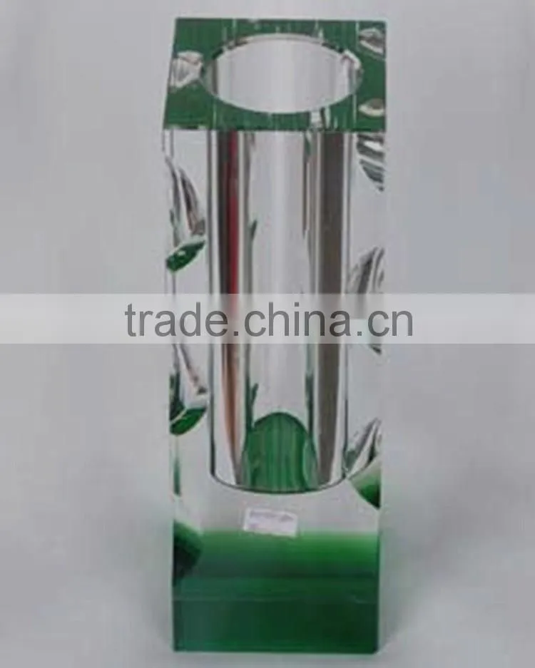 2016 crystal glass types of flower vase wholesale China
