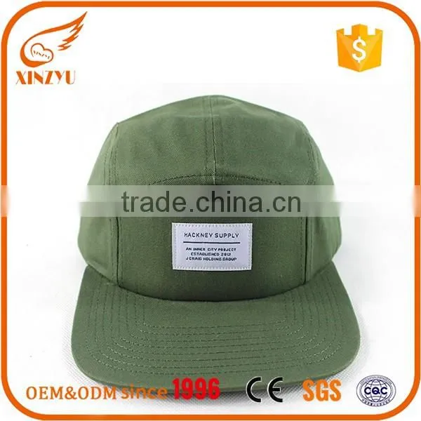 wholesale 100% cotton plain snapback trucker mesh cap and hats