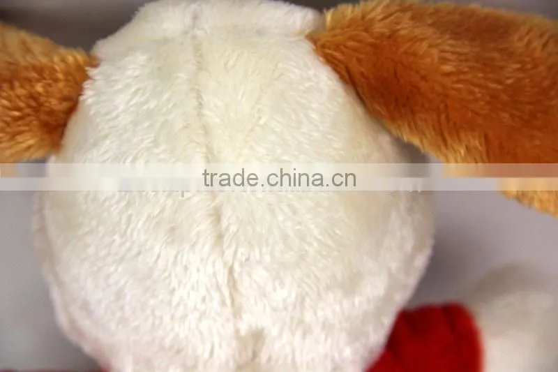 Luckiplus Hot Sale First Class Happy Puppy In Red Cloth SafeTechnology Toy For Kids