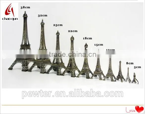 Cheap hot sale Eiffel tower for decoration and souvenirs