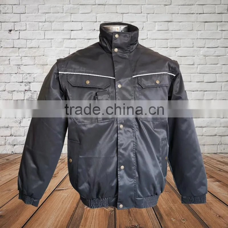 2014 High quality leather Winter men pilot jacket