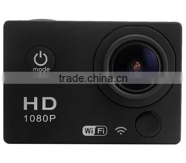 2015 top sales 32GB memory card full hd 1080p wifi mini sport camera for motor sports