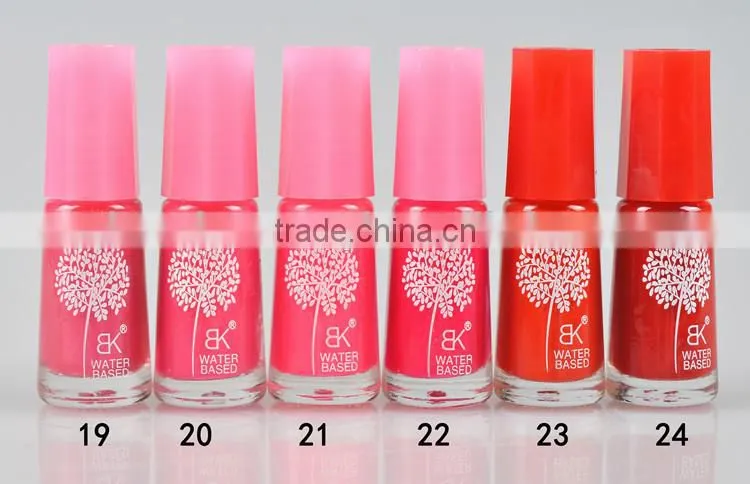 7ml 60color Water based peel off nail polish non-toxic easy use