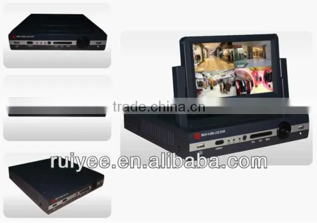 DVR-7014KS 4 Channel CCTV DVR Kit H. 264 4x Outdoor Waterproof Night Vision IR Cameras