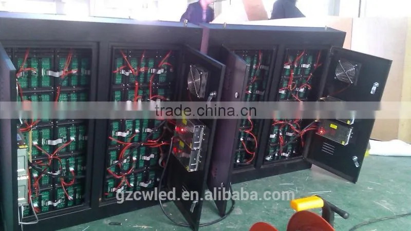 Guangzhou supplier easy movable best performance p6 outdoor full color led video stage rental display screen
