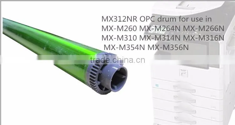 Compatible opc drum for sharp MX312NR photoconductor