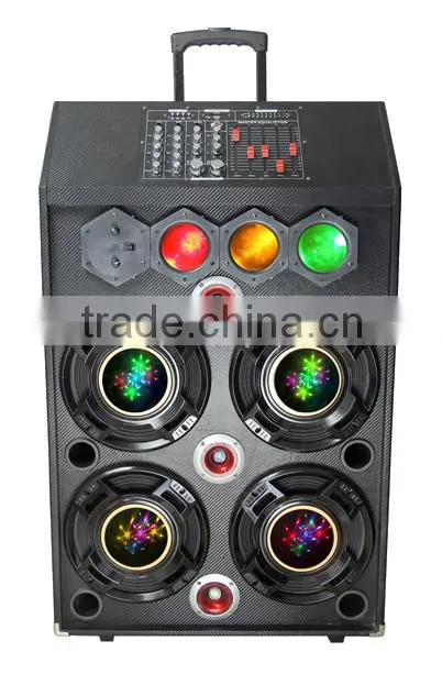 willico Powered PA Speaker System, Flashing DJ Lights wws-79