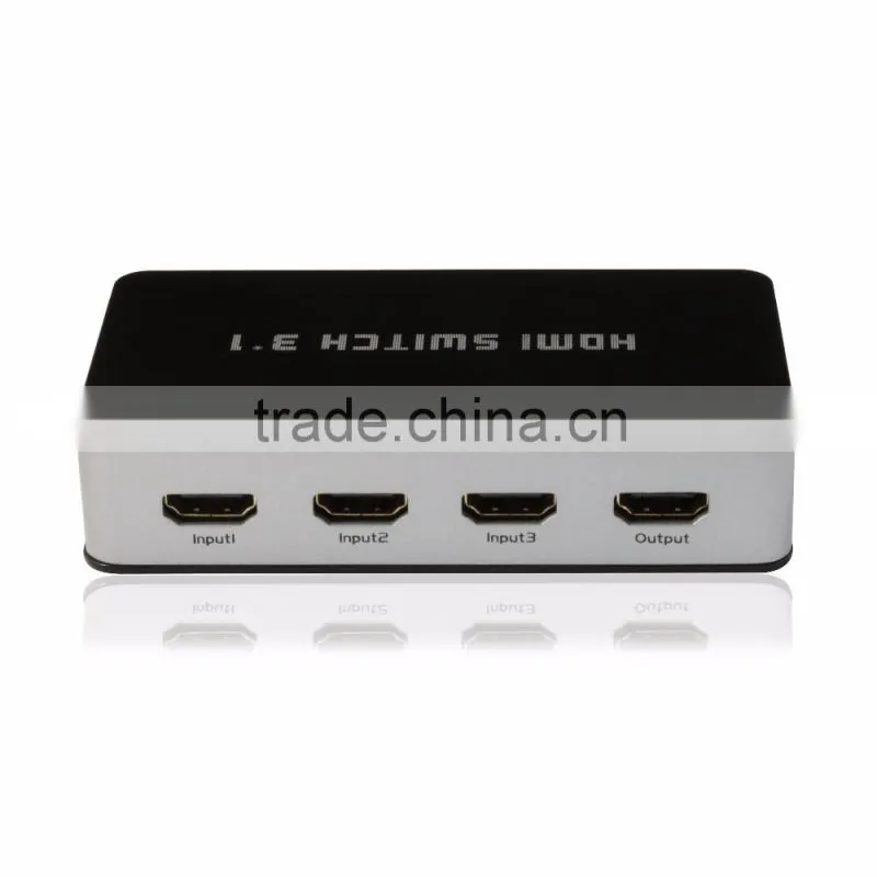 Hot-selling 5 Ports HDMI Switch | 4K x 2K HDMI 5x1 Powered Switch with IR Wireless Remote and Power Adapter