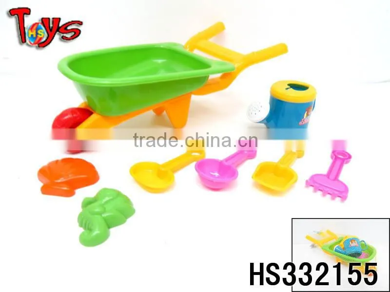 7PCS solid color kids beach toys