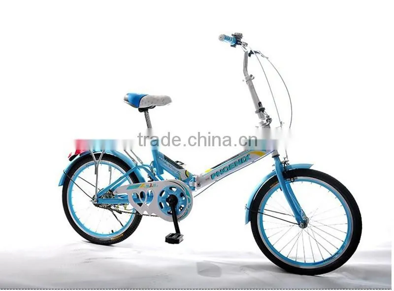 20-inch shock absorbing folding bike high carbon steel students bicycle
