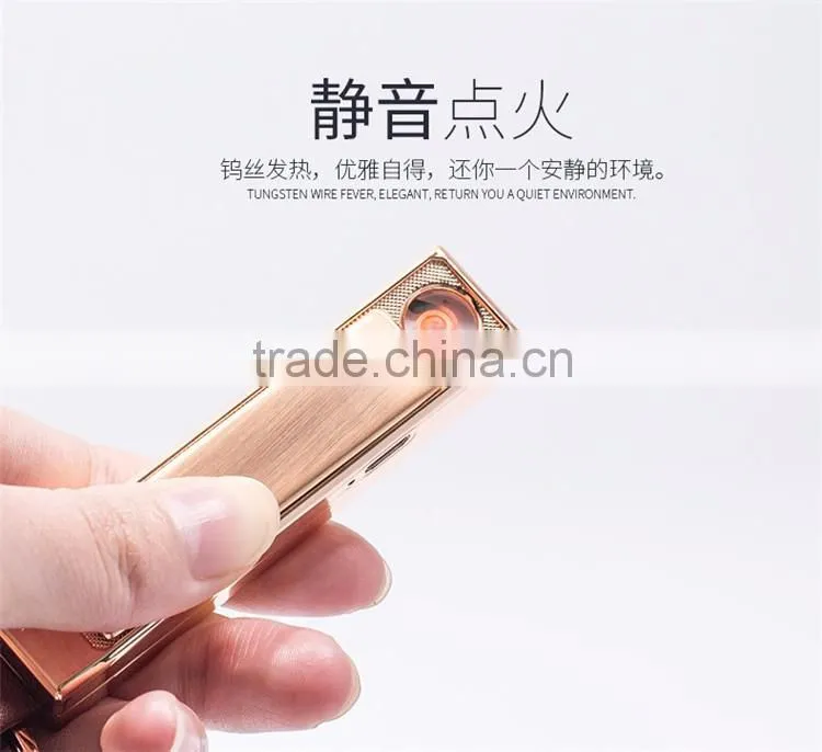 Remax usb Metal lighter /lighters smoking accessories /Electronic Key Chain cigarette lighter