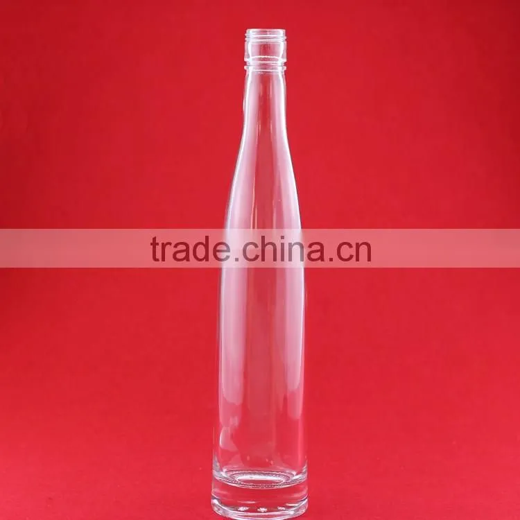 High quality heart gin bottle frosted alcohol bottle violin glass bottle