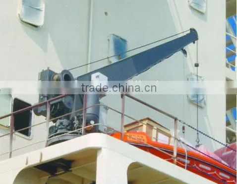 Davit for launching Life Rafts and Rescue Boats