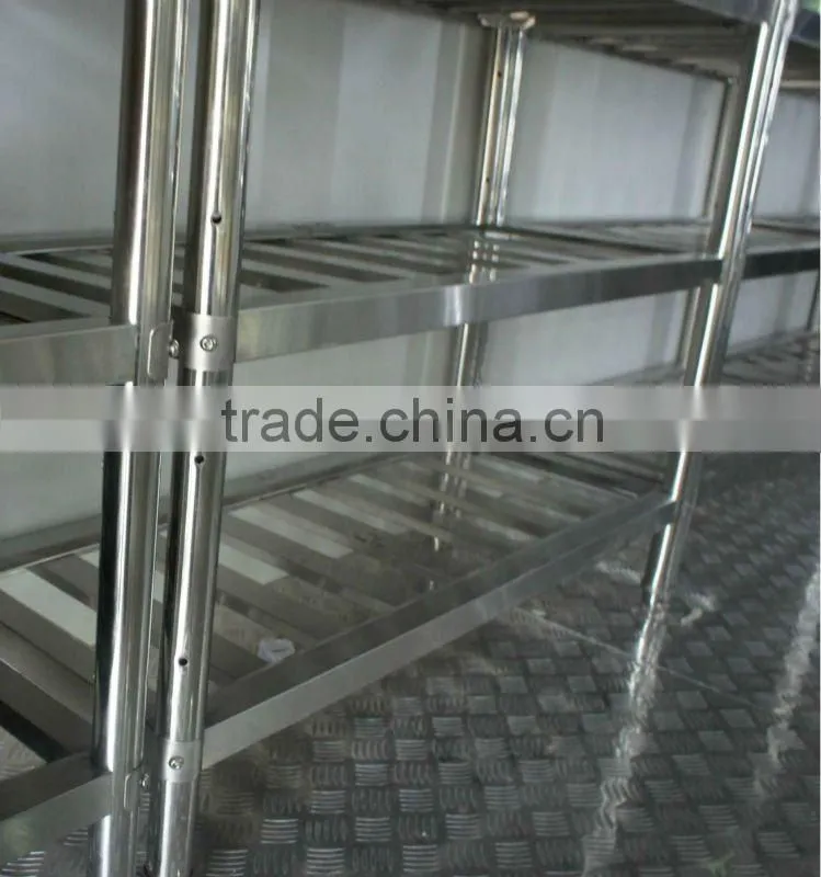 Supermarket 4-glass door walk in cold room