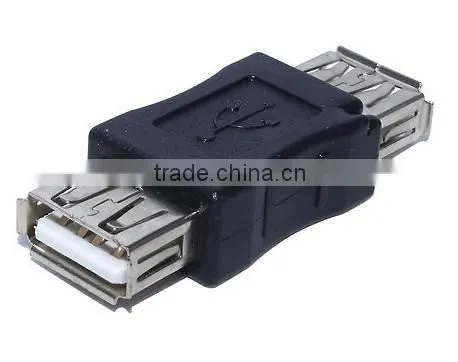 Black color top quality cabletolink USB A Female to A Female Adapter