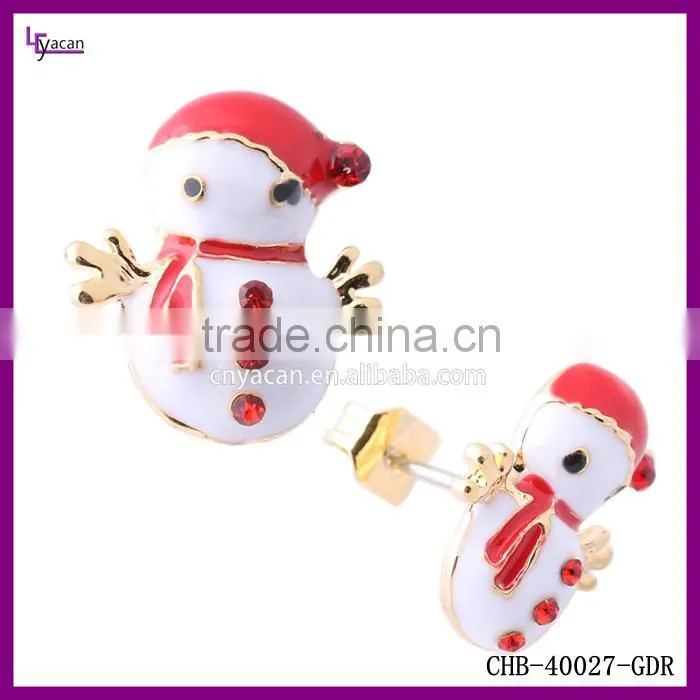 Women's Fashion Christmas Earrings Wholesale Ear Piercing Studs