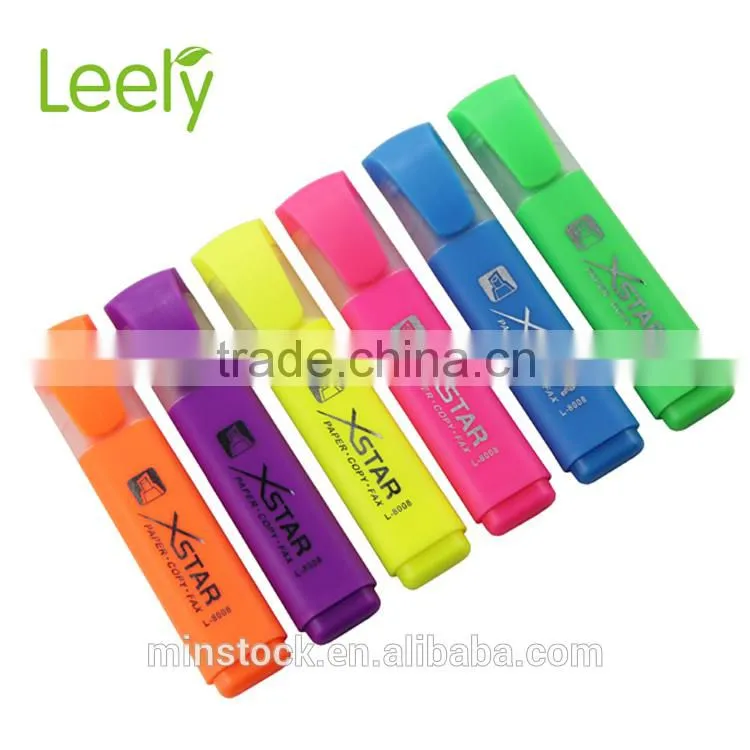 flurescent highlighter set brilliant color