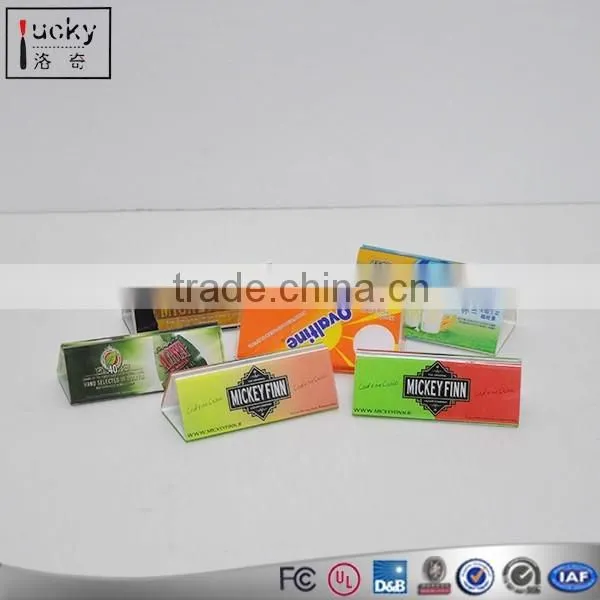 Acrylic Advertising Sign Label or Bruchure Holder