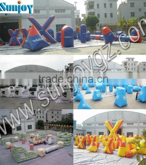 2016 Hot Sale inflatable bunkers paintball for rental