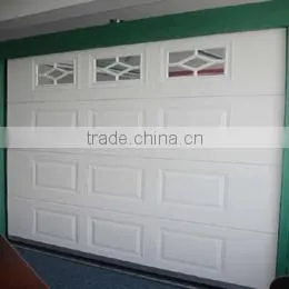 Automatic sectional garage door