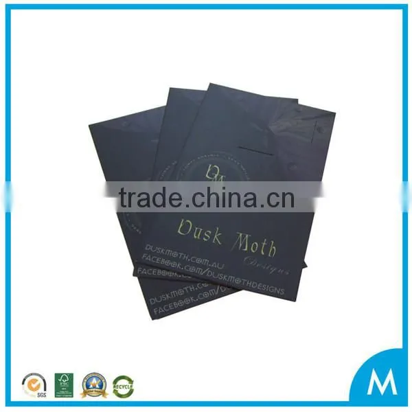 2014 Hot sale white wedding invitation card western style