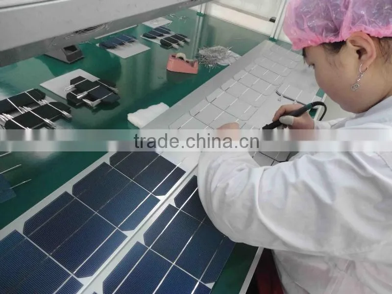 100w solaris panel with TUV,IEC,CEC,CE,ISO certificates