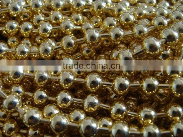 gold black bead chains