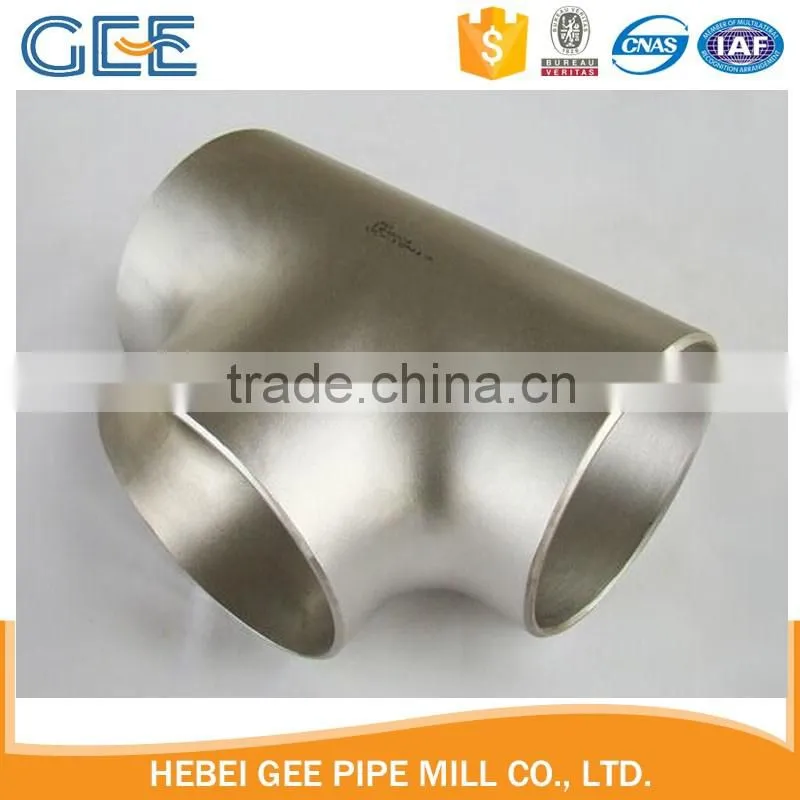Stainless Steel Seamless Fittings Red Tee