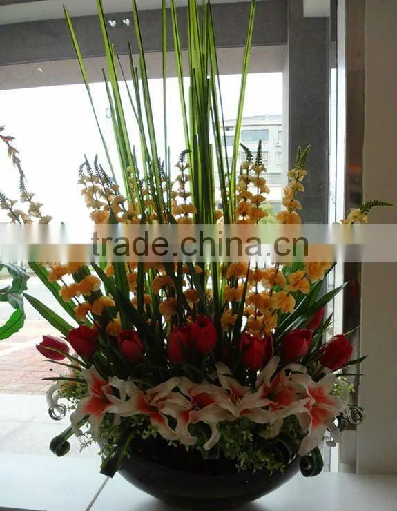 Real touch artificial flower pot flower vase flower