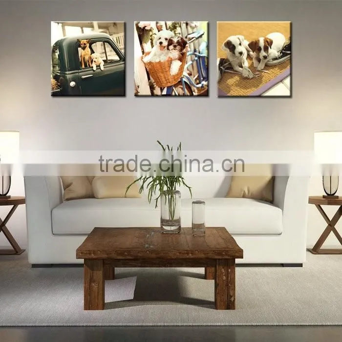 Chinese Modern Wall Hanging Abstract Canvas Dog Oil Painting
