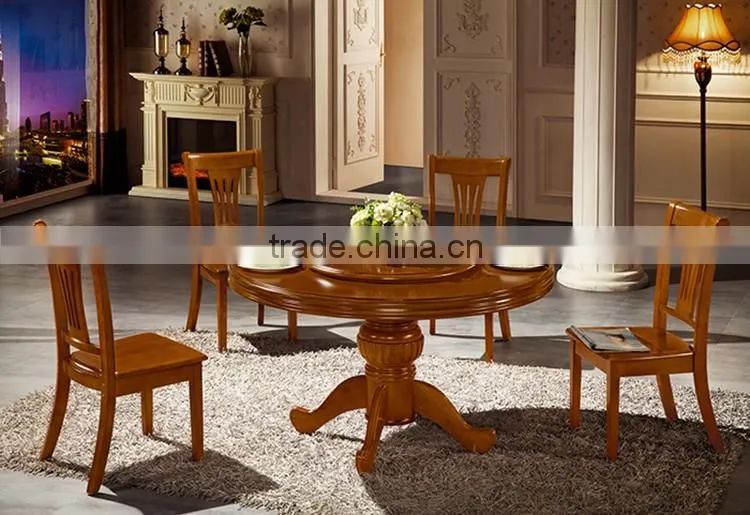 Round Wood Dining Table Popular in Restaurant Bar and Home