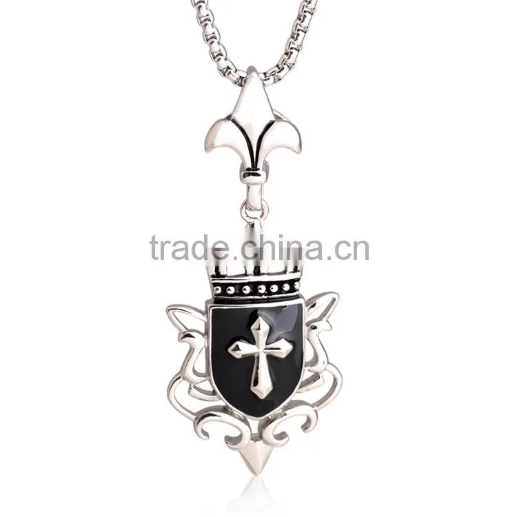 Wholesale Fashion Stock Stainless Steel Cross Pendant FP50051