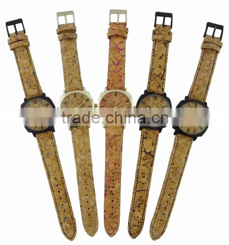 Natural Wooden Watch With High Quality And Fast Delivery Time,Custom Logo Watch pu leather strap