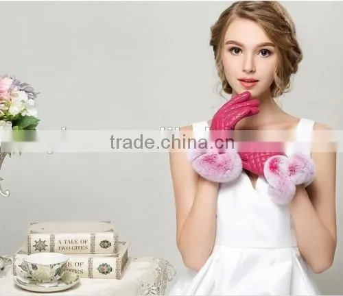 Faux Fur Women Gloves Various Colors Fur Women Gloves