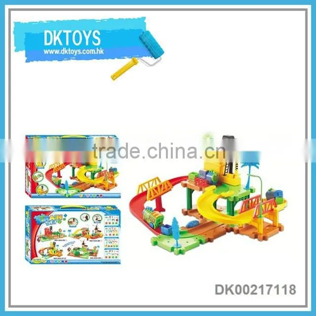 2016 hot selling b/o block train with light and music