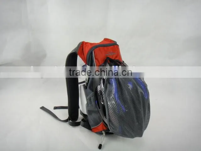 Custom Helmet Holder Hydration Bag Bicycle Backpack With Water Bladder
