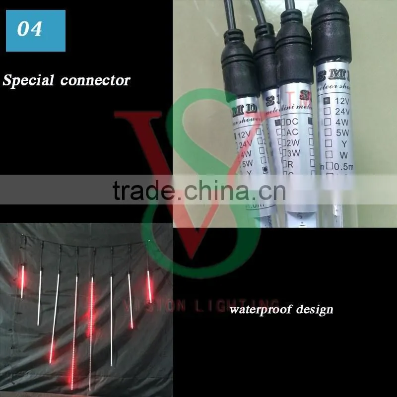0.3/0.5/0.8/1m LED meteor starfall tube light