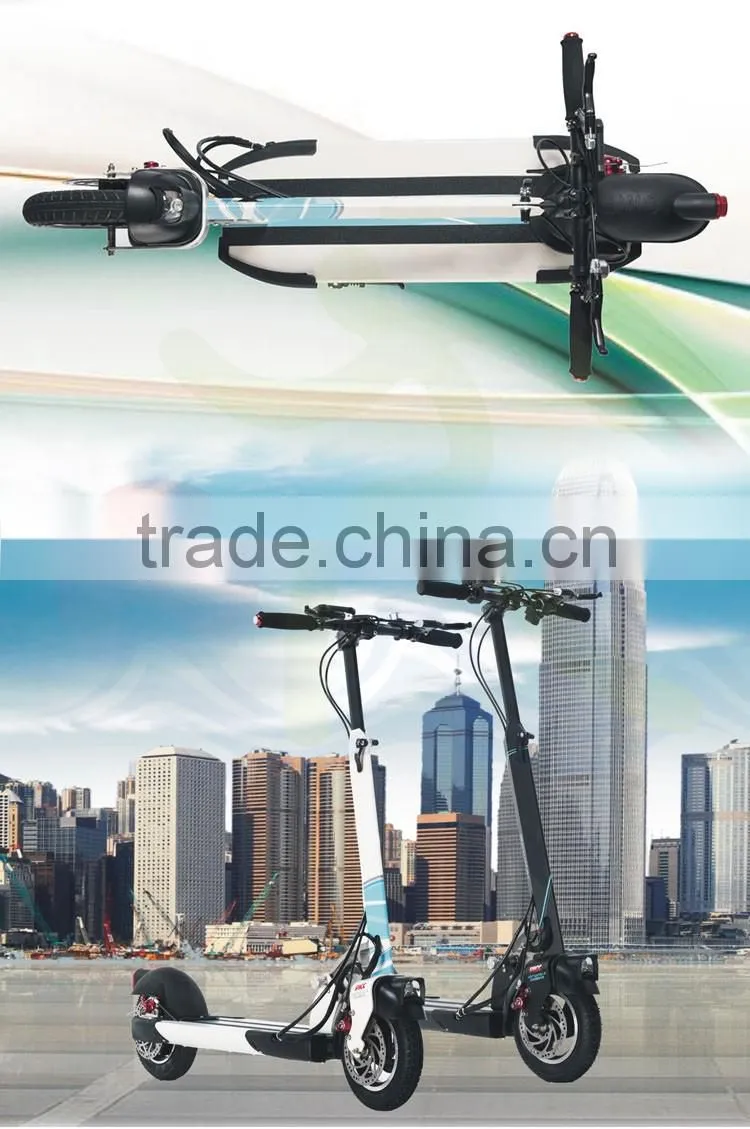 10 inch tire 2 wheels adult foldable electric scooter with dismountable seat for outdoor sports